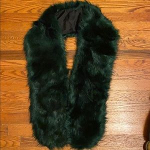Faux fur neck scarf or arm wrap
